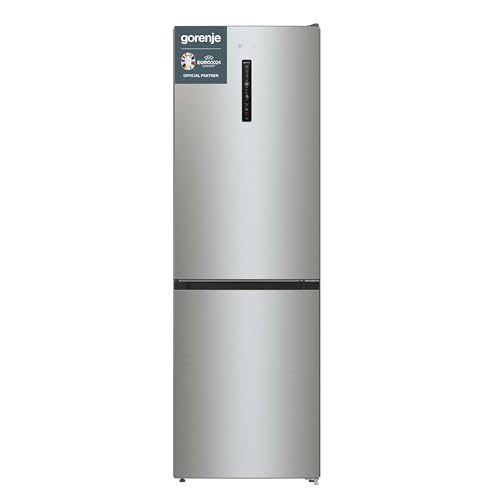 Gorenje NRC 6194 SXL4 Kühl-Gefrierkombination/ NoFrostPlus/ Inverter-Kompressor/ XtremeFreeze/ CrispZone mit SmartHumidity/ 185cm/ Kühlteil 220 l/ Gefrierteil 106 l/ 35 dB/ 165 kWh/ Jahr/ Inox-Look von Gorenje