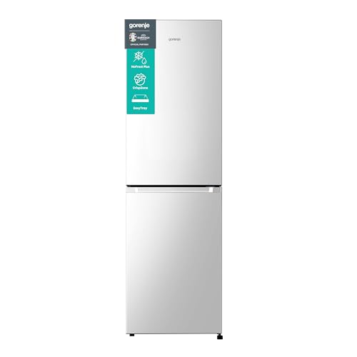 Gorenje NRK 418 ECW4 Kühl-Gefrierkombination/ NoFrostPlus/ MultiFlow 360°/ CrispZone/ 182,4 cm/ Kühlteil 171 l/ Gefrierteil 85 l/ 41 dB/ 226 kWh/ Jahr/ Weiß von Gorenje