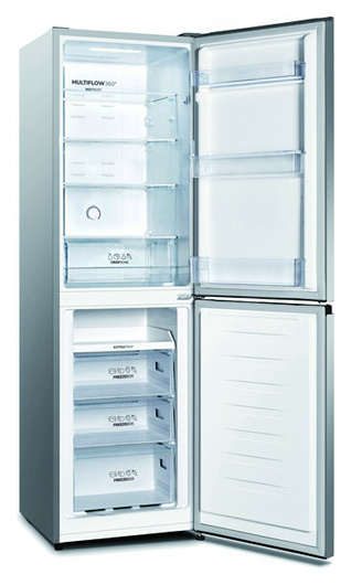 Gorenje NRK418ECS4 Kühl-Gefrierkombination 55cm silber von Gorenje