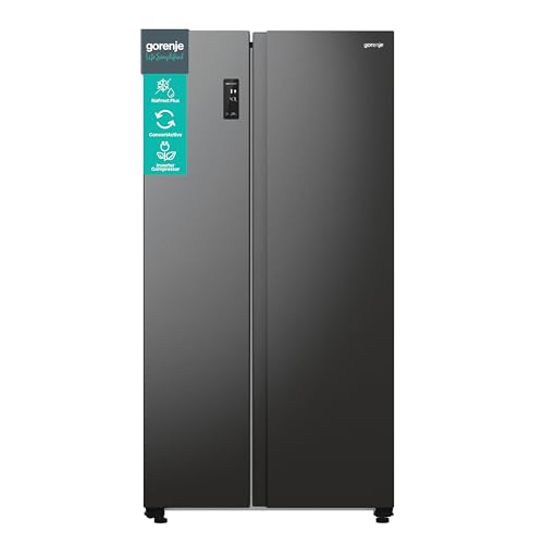 Gorenje NRR 9185 EABXL Side by Side Kühl-Gefrierkombination, Made in Europe, EEK E, NoFrostPlus, Inverter-Kompressor, Crisp Zone, ConvertActive Zone, FastFreeze, 178,6 cm, schwarz Gorenje NRR 9185 EABXL Side by Side Kühl-Gefrierkombination, Made in Europe, EEK E, NoFrostPlus, Inverter-Kompressor, Crisp Zone, ConvertActive Zone, FastFreeze, 178,6 cm, schwarz von Gorenje