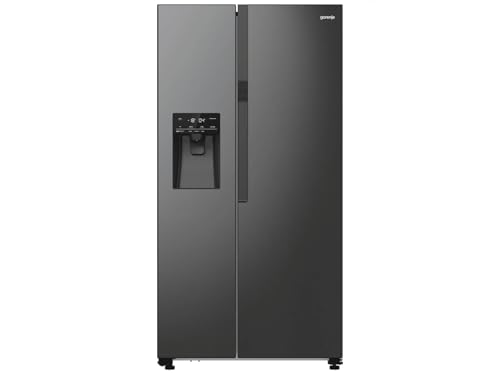 Gorenje Side by Side Kühl-Gefrier-Kombination Schwarz Edelstahl, 566 Liter Gorenje Side by Side Kühl-Gefrier-Kombination Schwarz Edelstahl, 566 Liter von Gorenje
