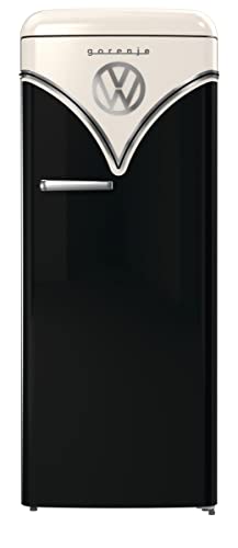 Gorenje Retro Collection OBRB 615 DBK Retro – Kühl-Gefrierkombination / 152,5 cm/FrostLess/Schnellkühlfunktion/FreshZone/FastFreeze/Kühlteil 225 l/Gefrierteil 22 l/EEK D/schwarz Gorenje Retro Collection OBRB 615 DBK Retro – Kühl-Gefrierkombination / 152,5 cm/FrostLess/Schnellkühlfunktion/FreshZone/FastFreeze/Kühlteil 225 l/Gefrierteil 22 l/EEK D/schwarz von Gorenje