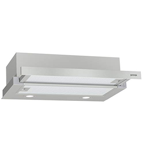 Gorenje TH62E4X Dunstabzugshaube/ LED Beleuchtung/ Polyurethanfilter/ Abluft oder Umluftbetrieb, Edelstahl-look -450 M³/H Leistung Gorenje TH62E4X Dunstabzugshaube/ LED Beleuchtung/ Polyurethanfilter/ Abluft oder Umluftbetrieb, Edelstahl-look -450 M³/H Leistung von Gorenje