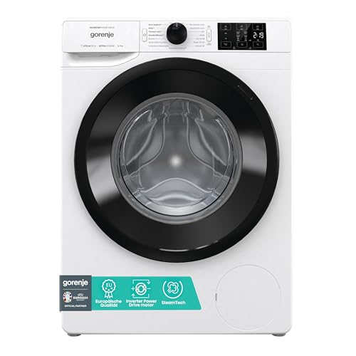 Gorenje WAM 74 AP Waschmaschine mit Dampffunktion / 7 kg / 1400 U / 16 Programme/AquaStop/Inverter PowerDrive Motor/Edelstahltrommel/Kindersicherung/EEK A/weiß von Gorenje