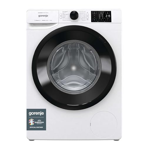 Gorenje WNEI 74 ADPS Waschmaschine mit Dampffunktion / 7 kg / 1400 U/min /16 Programme Inverter Motor/Edelstahltrommel/AquaStop/Kindersicherung/SterilTub/Weiß von Gorenje