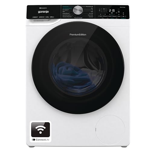 Gorenje WNS14A4ATS Waschmaschine mit Dampffunktion/ConnectLife /10Kg /1400 U/min /15 Programme/Totaler AquaStop/Wave Active Trommel/Sport/ExtraHygiene/PowerWash/Schnell Waschgang/EEK: A-40% Gorenje WNS14A4ATS Waschmaschine mit Dampffunktion/ConnectLife /10Kg /1400 U/min /15 Programme/Totaler AquaStop/Wave Active Trommel/Sport/ExtraHygiene/PowerWash/Schnell Waschgang/EEK: A-40% von Gorenje