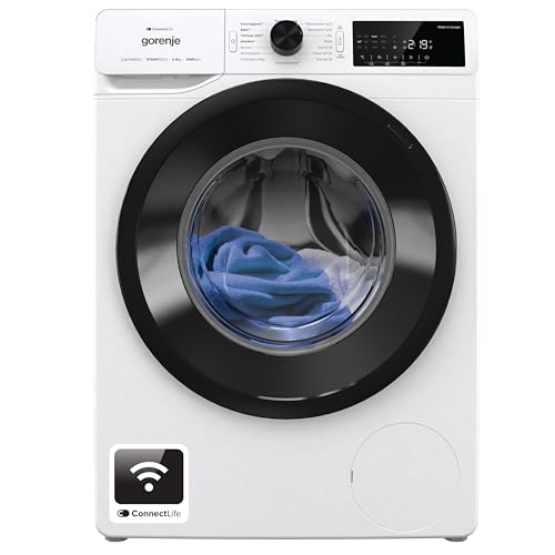 Gorenje WPAM84A1T Waschmachine mit Dampffunktion/ConnectLife / 8Kg / 1400 U/min / 15 Programme/Totaler AquaStop/Wave Active Trommel/ExtraHygiene/PowerWash/Schnell Waschgang/EEK: A-10% Gorenje WPAM84A1T Waschmachine mit Dampffunktion/ConnectLife / 8Kg / 1400 U/min / 15 Programme/Totaler AquaStop/Wave Active Trommel/ExtraHygiene/PowerWash/Schnell Waschgang/EEK: A-10% von Gorenje