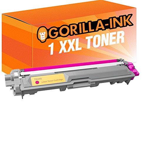 Gorilla-Ink 1 Laser-Toner XXL kompatibel mit Brother TN-241M TN-245M | geeignet für MFC-9130 MFC-9140 MFC-9330 MFC-9340 HL-3140 HL-3150 HL-3170 DCP-9015 DCP-9020 | Magenta von Gorilla-Ink
