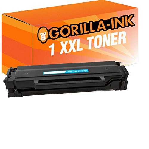 Gorilla-Ink 1 Toner-Patrone XXL Schwarz kompatibel mit Samsung MLT-D101S ML-2160 ML-2168 SCX-3400 SCX-3400 F SCX-3400 FW SCX-3401 von Gorilla-Ink