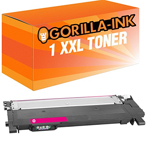 Gorilla-Ink 1 Toner-Patrone XXL als Ersatz für Samsung CLT-M404S Magenta | Samsung Xpress C430 C430W C480 C480FN C480FW C480W C482W SLC430 SLC430W SLC483 SLC483FW SLC483W von Gorilla-Ink