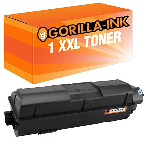 Gorilla-Ink 1 Toner-Patrone XXL für Kyocera TK-1170 Black ECOSYS M2040DN M2540DN M2540DNE M2540DNW M2640IDW von Gorilla-Ink