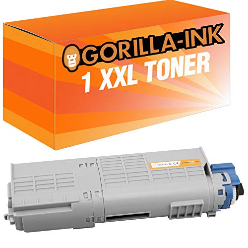 Gorilla-Ink 1 Toner XXL für Oki C532 46484108 Black C 532 DN C 542 DN MC 563 DN MC 573 DN von Gorilla-Ink