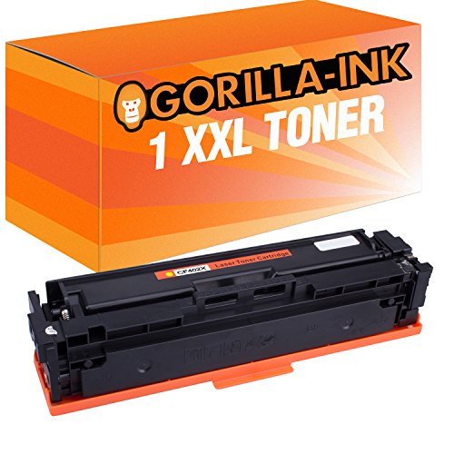 Gorilla-Ink 1 Toner XXL kompatibel mit HP CF403X | geeignet für HP Color Laserjet Pro M252DW M252N M274DN M274N M277DW M277N | Magenta 2.300 Seiten von Gorilla-Ink