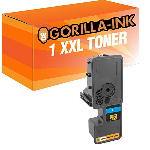 Gorilla-Ink 1 Toner XXL kompatibel mit Kyocera TK-5230 Cyan | ECOSYS M 5521 CDN M 5521 CDW P 5021 P 5021 CDN P5021 CDW von Gorilla-Ink