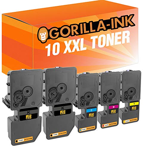 Gorilla-Ink 10 Toner XXL kompatibel mit Kyocera TK-5240 | ECOSYS M 5526 CDN M 5526 CDW P 5026 CDN P 5026 CDW von Gorilla-Ink