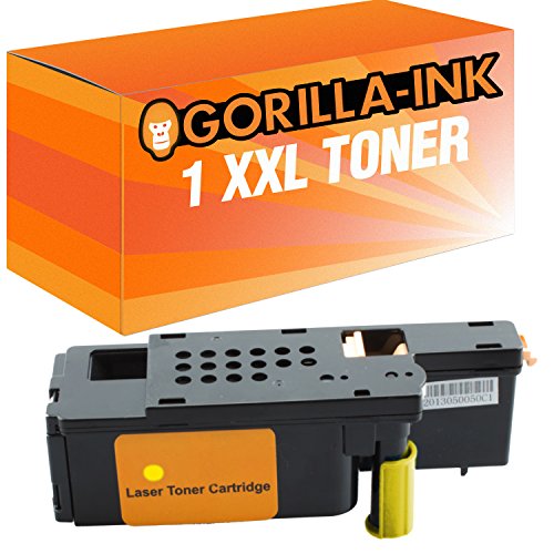 Gorilla-Ink 1x Laser-Toner XXL kompatibel mit Dell E525 Gelb E525 W von Gorilla-Ink