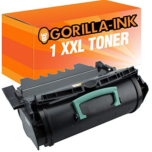 Gorilla-Ink 1x Toner-Patrone XXL kompatibel mit Lexmark T642 N T642 TN T644 T644 DN T644 DTN T644 N T644 TN von Gorilla-Ink