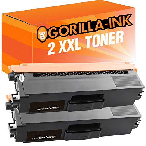 Gorilla-Ink 2 Laser-Toner XXL kompatibel mit Brother TN-321BK TN-326BK | geeignet für DCP-L8400 DCP-L8450 HL-L8250 HL-L8350 MFC-L8600 MFC-L8650 MFC-L8850 | Black von Gorilla-Ink