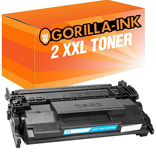 Gorilla-Ink 2 Toner XXL kompatibel mit HP CF226X 26X Black von Gorilla-Ink