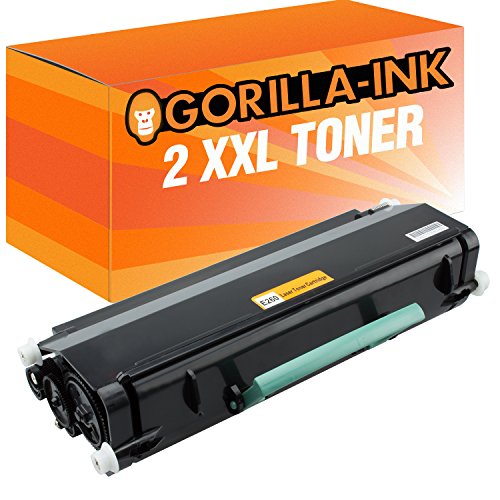 Gorilla-Ink 2 Toner XXL kompatibel mit Lexmark X264 | X264 X264DN X363 X363DN X364 X364DN X364DW | Je 9.000 Seiten von Gorilla-Ink