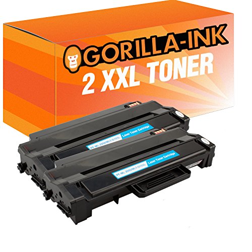 Gorilla-Ink 2 kompatible Toner XXL für Dell B1260 B1260DN B1260DNF von Gorilla-Ink