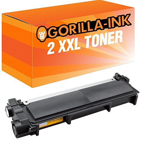 Gorilla-Ink 2X Toner XXL kompatibel mit Brother TN-2320 L2300D L2340DW L2360DN L2365DW L2700DW L2700DN L2720DW L2740DW L2500D L2520DW L2540DN L2560DW L2700DW von Gorilla-Ink
