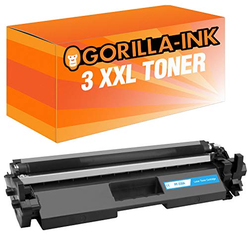 Gorilla-Ink 3X Toner XXL für HP CF230A M203 M203 DN M203 DW M220 MFP M227 MFP M227 FDN MFP M227 FDW MFP M227 SDN von Gorilla-Ink