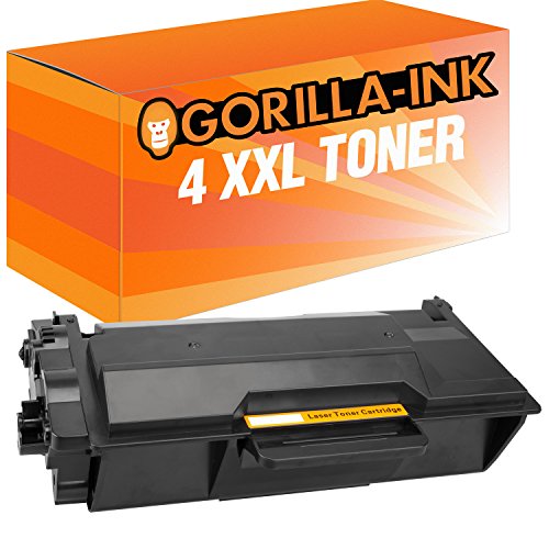 Gorilla-Ink 4 Toner XXL für Brother TN-3480 L5500DN L6600DW L5000D L5100DN L5100DNT L5100DNTT L5200DW L6250DN L6300DW L6400DW L6400DWTT L5700DN L5750DW L6800DW L6800DWT L6900DW von Gorilla-Ink