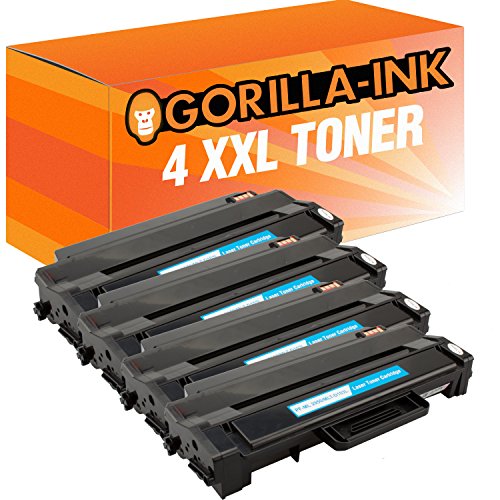 Gorilla-Ink 4 kompatible Toner XXL für Dell B1260 B1260DN B1260DNF von Gorilla-Ink
