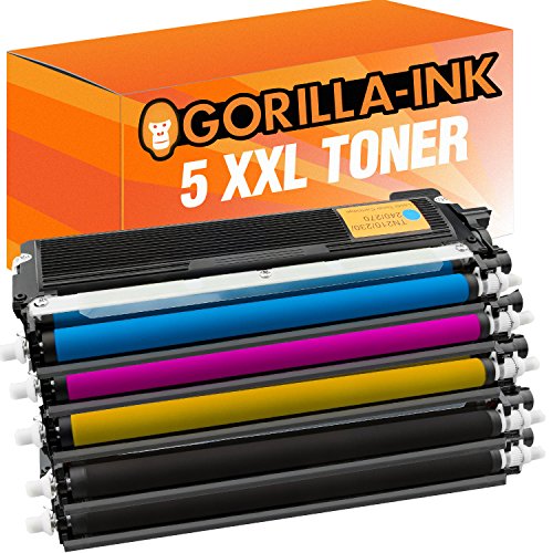 Gorilla-Ink 5 Toner XXL kompatibel mit Brother TN-230 | Für DCP-9010 CN HL-3000 Series HL-3040 CN HL-3045 CN HL-3070 CN HL-3070 CW HL-3075 CW MFC-9120 CN MFC-9125 CN MFC-9320 CW MFC-9325 CW von Gorilla-Ink