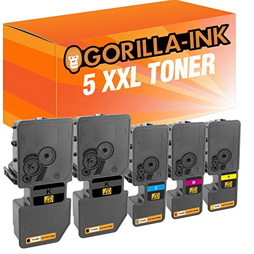 Gorilla-Ink 5 Toner XXL kompatibel mit Kyocera TK-5240 | ECOSYS M 5526 CDN M 5526 CDW P 5026 CDN P 5026 CDW von Gorilla-Ink