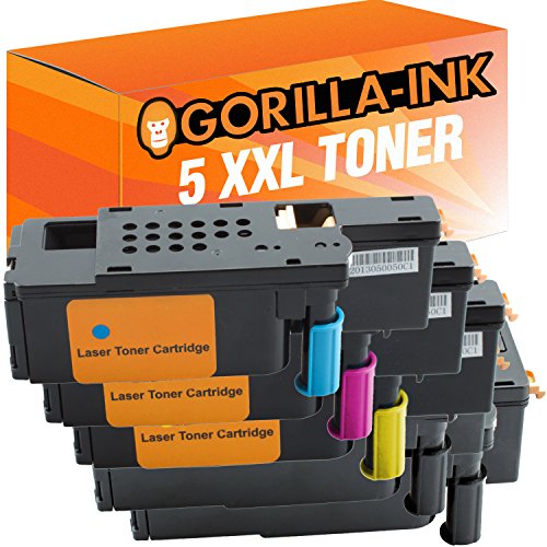 Gorilla-Ink 5X Toner XXL kompatibel mit Dell E525 E525 W von Gorilla-Ink
