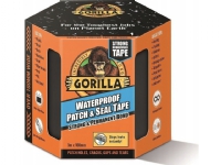 Gorilla Sports Gorilla Patch & Seal - 100mm - Sort - Waterproof - 3 m. von Gorilla