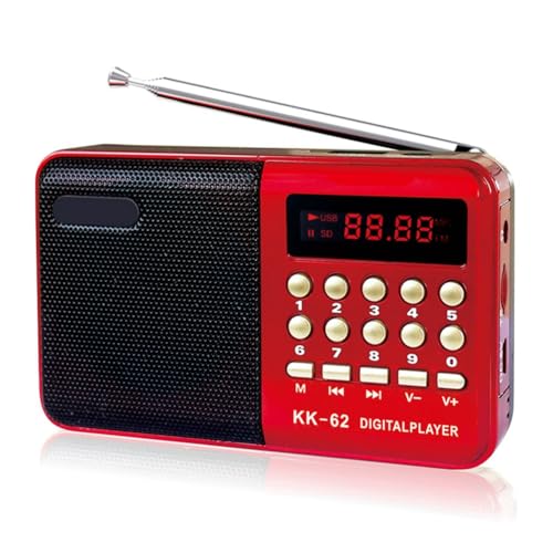 Gosera Multifunktions-Digital-FM-Radio, Medienlautsprecher, MP3-Musik-Player, Unterstützt TF-Karte, USB-Laufwerk, Display, Geschenk für Senioren Gosera Multifunktions-Digital-FM-Radio, Medienlautsprecher, MP3-Musik-Player, Unterstützt TF-Karte, USB-Laufwerk, Display, Geschenk für Senioren von Gosera