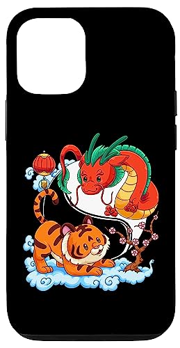 Hülle für iPhone 13 Yin Yang Dragon Tiger Chinesisches Kampfsport-Symbol asiatisch von GoshWow