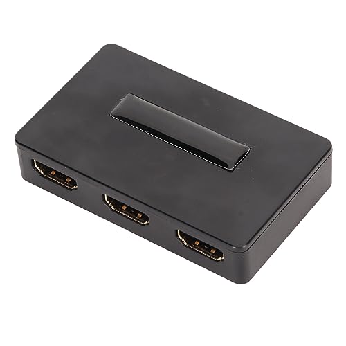 1 in 2 Out HDMI-Splitter, 4K-HDMI-Splitter für Zwei Monitore Duplizieren, Spiegeln, 1x2 HDMI-Splitter 1 auf 2 Verstärker für Computer, für DVD-Player, für PS3 usw. von VBESTLIFE