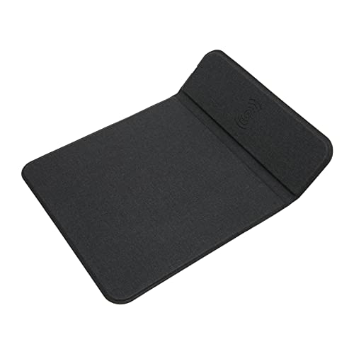 15 W Kabelloses Lade-Mauspad, 300 X 220 X 7 Mm Qi-Standard-Ladetischunterlage mit Rutschfester Basis, Genähter Kante, für Gamer, Büro, Zuhause 15 W Kabelloses Lade-Mauspad, 300 X 220 X 7 Mm Qi-Standard-Ladetischunterlage mit Rutschfester Basis, Genähter Kante, für Gamer, Büro, Zuhause von Goshyda