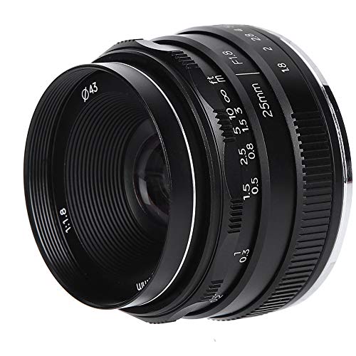 25-mm-F1.8-Objektiv mit Großer Blende, Ganzmetall-Z-Mount-Szenenobjektiv mit Tiefenschärfeeffekt, Ersatz für die Z7 / Z6 / Z5 / Z50-Kamera von Goshyda