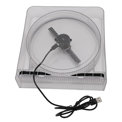 3D-Hologramm-Lüfter, 14cm 128 LED Holo Grafischer Projektor mit 170 ° Betrachtung Winkel, 2000x128 Auflösung App Control 3D LED Lüfter Anzeige für Unternehmen, Shop, Party 3D-Hologramm-Lüfter, 14cm 128 LED Holo Grafischer Projektor mit 170 ° Betrachtung Winkel, 2000x128 Auflösung App Control 3D LED Lüfter Anzeige für Unternehmen, Shop, Party von Goshyda