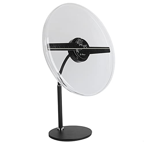 3D-Hologramm-Ventilator, 30 cm, Holografischer 3D-Projektor mit 256 LEDs, WLAN-Werbedisplay für Ladenbar, Weihnachten, Halloween (EU-Stecker 100 bis 240 V) von Goshyda