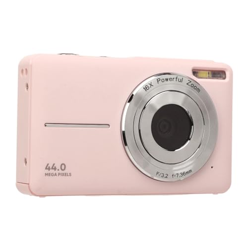 44MP Digitalkamera, 1080P HD 16X Digitalzoom Autofokus Vlogging Kamera Pocket Digitalkamera, HD Smart Videokamera für Fotografie Reise Vlogging () von Goshyda
