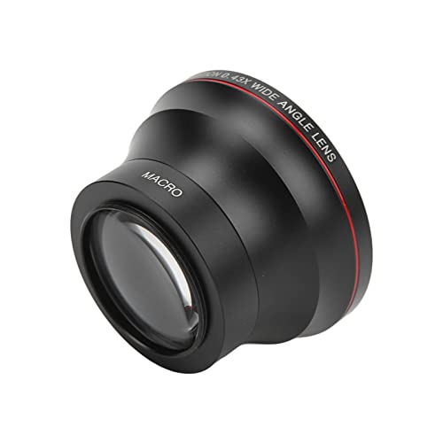 49 Mm 0,43 X Professionelles HD-Weitwinkel-Kameraobjektiv, mit Abnehmbarem Makroobjektiv, Kompatibel mit 49 Mm 2,0 Zoll Gewindekaliber, 82 Mm 3,2 Zoll Blendenfilter mit Gewinde, für Porträt- und Lands 49 Mm 0,43 X Professionelles HD-Weitwinkel-Kameraobjektiv, mit Abnehmbarem Makroobjektiv, Kompatibel mit 49 Mm 2,0 Zoll Gewindekaliber, 82 Mm 3,2 Zoll Blendenfilter mit Gewinde, für Porträt- und Lands von Goshyda