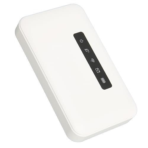 4G Mobiler WiFi-Hotspot, 4G LTE Mobiler WiFi-Router mit SIM-Karten-Slot, 2600mAh Tragbares WiFi Modem Unterstützung 32 Benutzer, für Benutzer von Geschäfts Autos von Goshyda