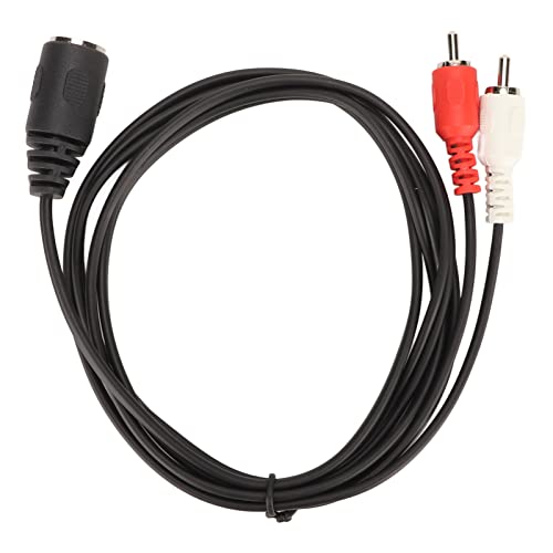 5-polige DIN-Buchse auf 2 -Stecker, Soundkabel, OFC-Spiralschirm, Geformter Zugentlastungsstecker, Sound-Adapterkabel für CD-Player, VCR, DVD 5-polige DIN-Buchse auf 2 -Stecker, Soundkabel, OFC-Spiralschirm, Geformter Zugentlastungsstecker, Sound-Adapterkabel für CD-Player, VCR, DVD von Goshyda