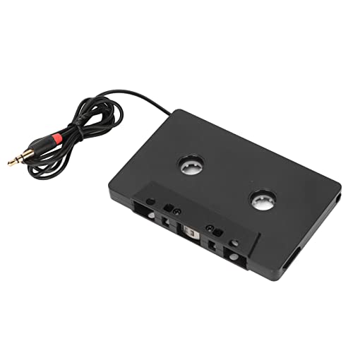 Goshyda Auto-Audio-Kassettenadapter, Kassettenspieler Zum Abspielen von Smartphone-Musik, 3,5-mm-Aux-4-Kanal-Ausgang, Unterstützt Mobiltelefone, Tablets, MP3, Autoradios, Kopfhörer von Goshyda