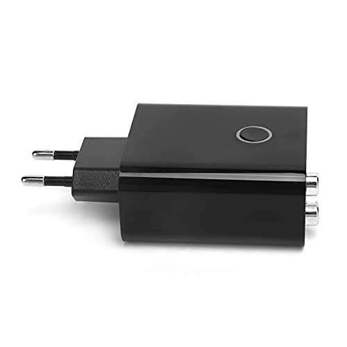 Bluetooth Empfänger Sender Adapter, Schwarz Wireless Bluetooth 5.0 2 In 1 Empfänger und Sender Adapter Home Audio Adapter mit Fernbedienung für Zuhause(EU) von Goshyda