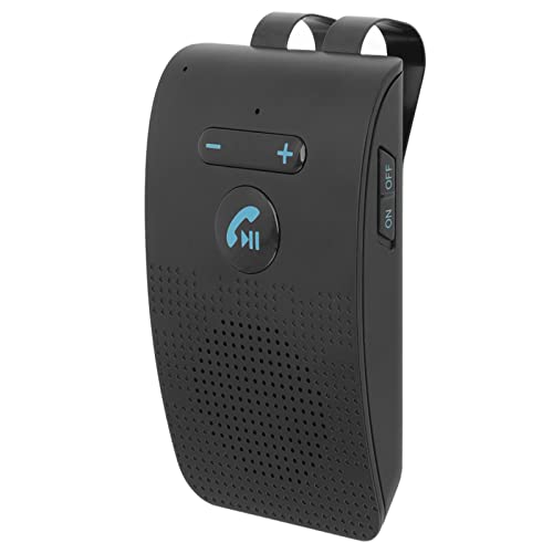 Bluetooth-Freisprecheinrichtung für Telefon, Auto-Kit, Kabelloser Bluetooth-Autolautsprecher, Automatisches Einschalten, Navigationsassistent, Autovisier, Bluetooth-Empfänger mit Rückenclip, Auto-Frei Bluetooth-Freisprecheinrichtung für Telefon, Auto-Kit, Kabelloser Bluetooth-Autolautsprecher, Automatisches Einschalten, Navigationsassistent, Autovisier, Bluetooth-Empfänger mit Rückenclip, Auto-Frei von Goshyda