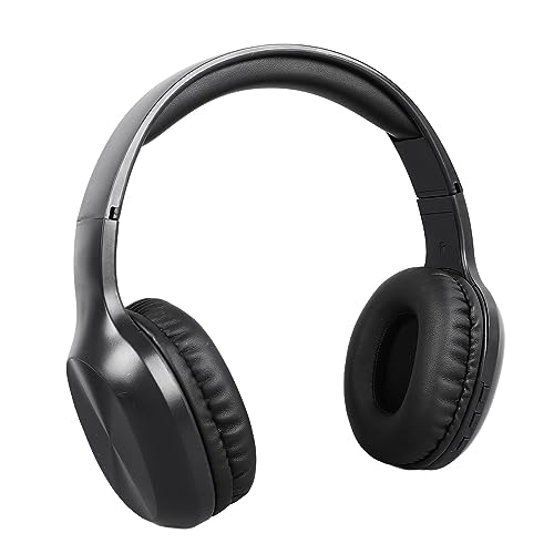 Bluetooth-Over-Ear-Kopfhörer, Kabellose Kopfhörer mit Starkem Bass für Mobiltelefone, Computer, Einstellbares Headset mit Geräuschunterdrückung Zum Laufen und Reisen von Goshyda