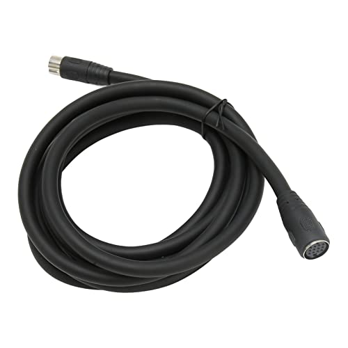Goshyda DIN 13PIN-Stecker auf Buchse-Verlängerungskabel, Vernickelter Stecker, Professionelles Design (Männlich Weiblich /9,8ft) von Goshyda