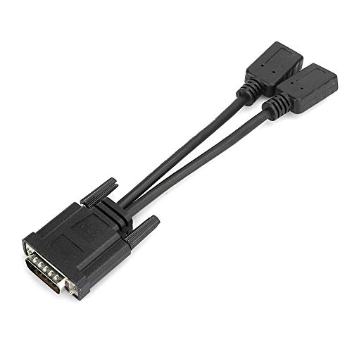 DMS-59-zu-HDMI-Kabel, DMS 59-Pin-zu-HDMI-Dual-Display-Kabel - Y-Kabelkonverter, DMS-59-Switch-Splitter, Vergoldete Konvertierungsleitung für Desktop-Computer, Laptop von Goshyda